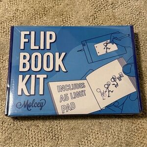 Molcey Flip Book Kit with A5 Light Pad